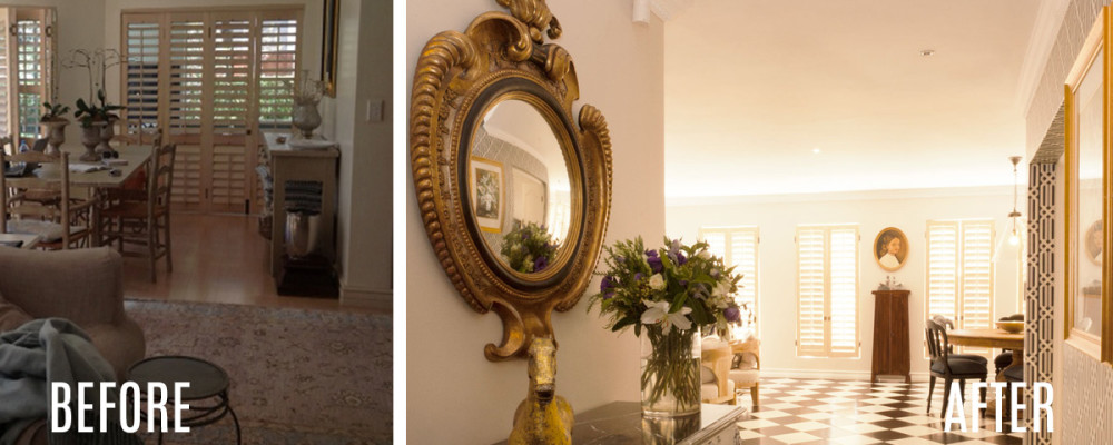 before & after | Charli Paci Couture Interior